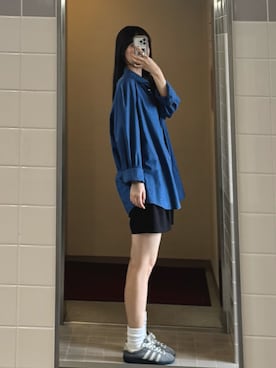 「アイテム（シューズ）」を使った、Lianさん（レディース・170cm）の夏コーディネート