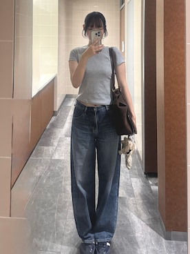 「mystic（ミスティック）のアイテム（バッグ）」を使った、Lianさん（レディース・170cm）の夏コーディネート