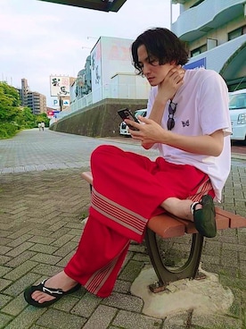 なゆたさん(メンズ・180cm)の夏コーディネート