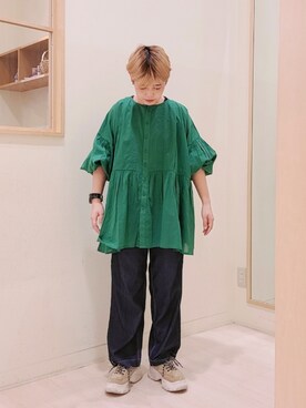 「インド綿」｜こばみさん（レディース・148cm）の春コーディネート