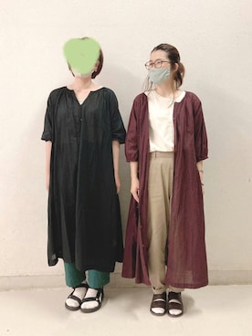 「Teva（テバ）のTEVA（テバ）HURRICANE（ハリケーン） XLT2　スポーツサンダル（サンダル）」を使った、minminさん（レディース・160cm）の夏コーディネート
