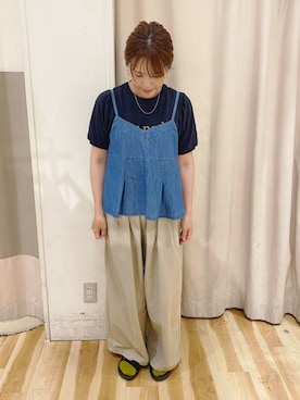 「オフィスカジュアル」｜minminさん（レディース・160cm）の夏コーディネート