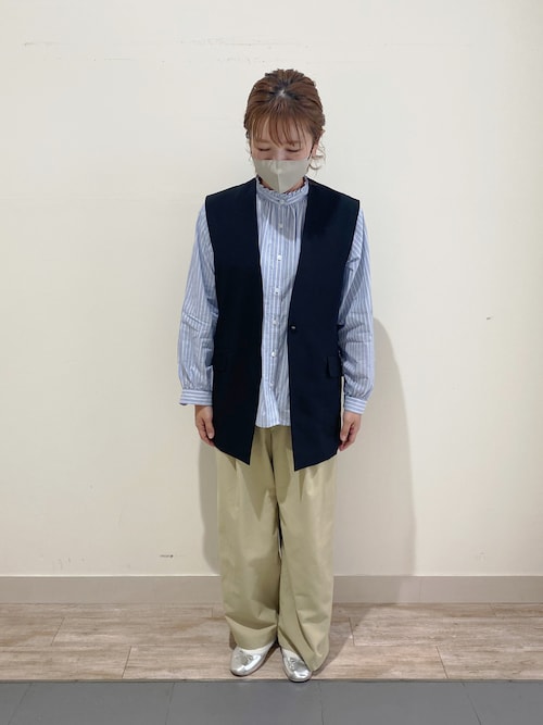 セール】【撥水加工】テックコットンタックワイドパンツ（その他