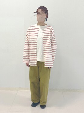 「春服デビュー宣言」｜「アイテム（その他シューズ）」を使った、minminさん（レディース・160cm）の春コーディネート