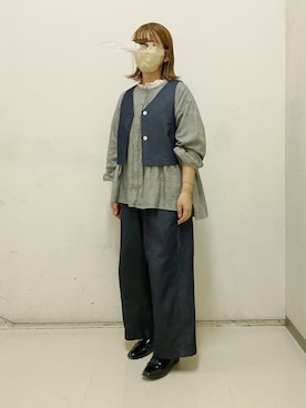 「sm2rhythm（サマンサモスモスリズム）のアイテム（ジャケット/アウター）」を使った、minminさん（レディース・160cm）の夏コーディネート
