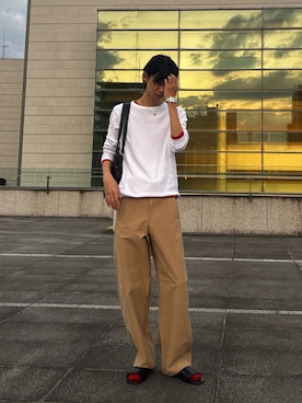 「アイテム（サンダル）」を使った、syun.さん（メンズ・179cm・20代）の秋コーディネート