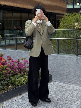 「アイテム（テーラードジャケット）」を使った、syun.さん（メンズ・179cm）の秋コーディネート