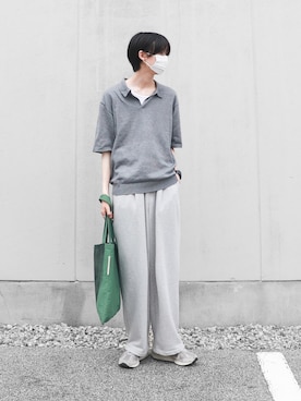 「BAUM（バウム）のアイテム（バッグ）」を使った、syun.さん（メンズ・179cm）の夏コーディネート