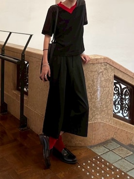 「アイテム（ソックス/靴下）」を使った、syun.さん（メンズ・179cm）の秋コーディネート