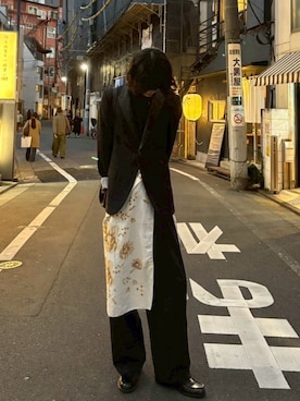 「アイテム（テーラードジャケット）」を使った、syun.さん（メンズ・179cm・20代）の秋コーディネート