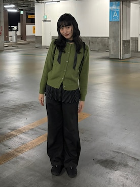 「SUBU(スブ)のアイテム」を使った、ユイさん(レディース・162cm)の冬コーディネート