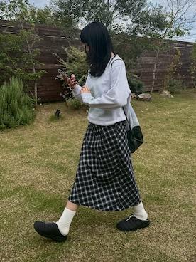 「アイテム（スリッポン）」を使った、ﾕｲさん（レディース・162cm・20代）の秋コーディネート