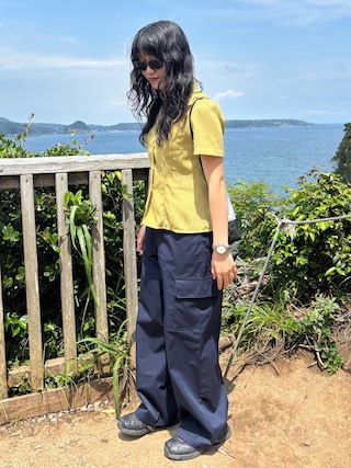 「LOWRYS FARM（ローリーズファーム）のEYEWEAR2　284583（サングラス）」を使った、ﾕｲさん（レディース・162cm）の夏コーディネート