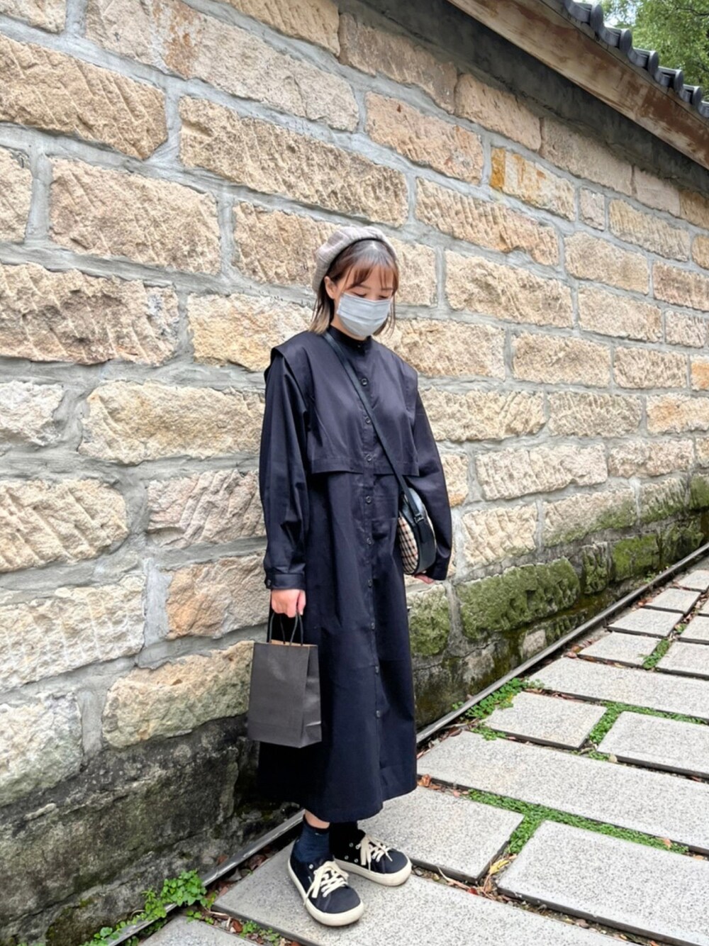 「otzのアイテム（シューズ、ブラック系）」を使った、♡Billie-yuyu♡さん（レディース・159cm）の秋コーディネートの1枚目の写真