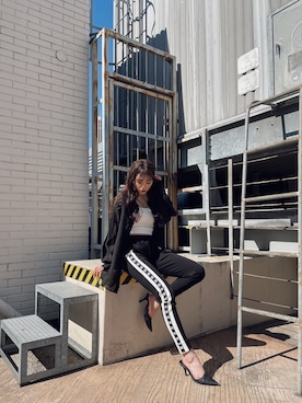 moeさん（レディース・160cm）の冬コーディネート