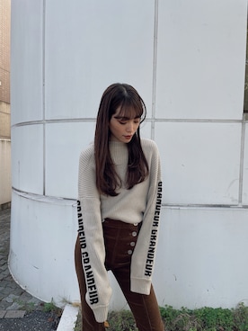 moeさん（レディース・160cm）の冬コーディネート