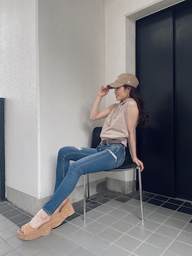 moeさん（レディース・160cm）の夏コーディネート