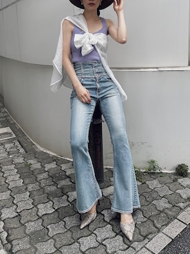 moeさん（レディース・160cm）の夏コーディネート