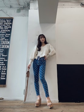 moeさん（レディース・160cm）の冬コーディネート