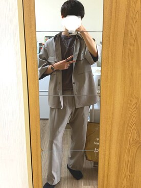 セットアップを使った 高校生 のメンズ人気ファッションコーディネート Wear