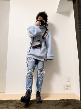 Zara ザラ のデニムパンツを使ったメンズ人気ファッションコーディネート Wear