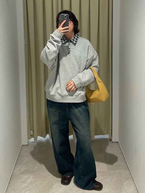Regen Glanz ヘンリーネックスウェット Regen Glanz ヘンリーネックスウェット グレー L スウェット