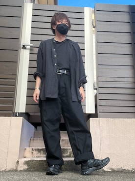 「minedenim」｜moto miniさん（メンズ・171cm）の秋コーディネート
