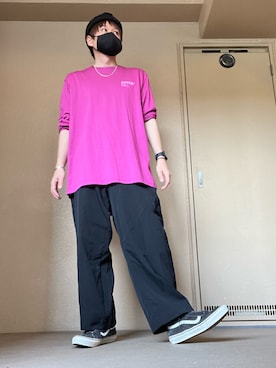 「nonnative（ノンネイティブ）のアイテム（スニーカー）」を使った、moto miniさん（メンズ・171cm）の夏コーディネート