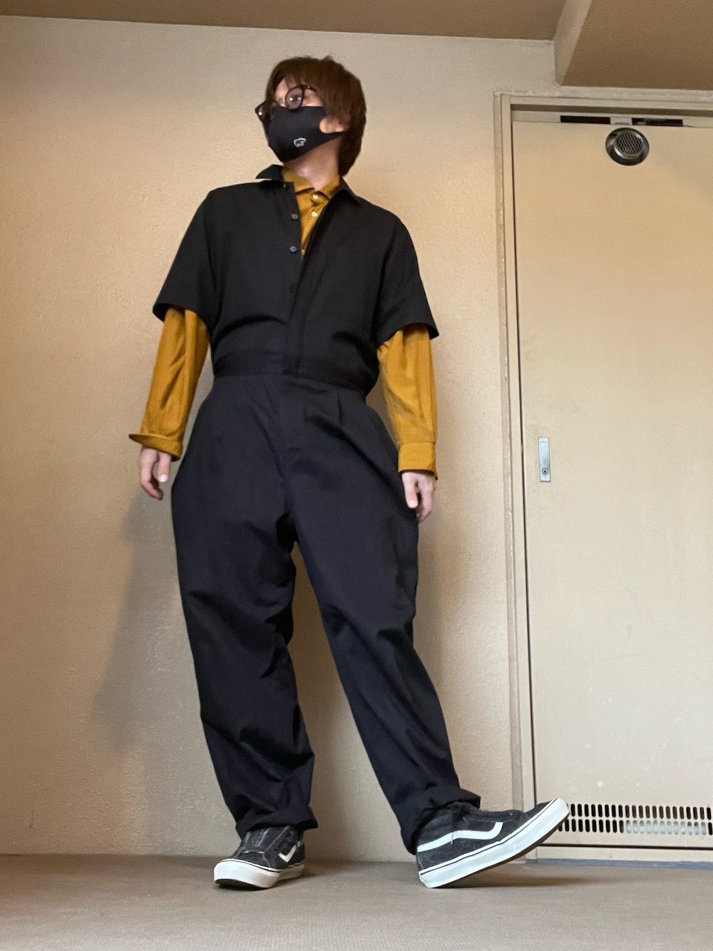 AURALEE 19SS つなぎ オーバーオール 半袖 AURALEE 19SS つなぎ オーバーオール 半袖 パンツ