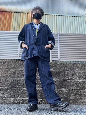 「WELLDER（ウェルダー）のアイテム」を使った、moto miniさん（メンズ・171cm）の秋コーディネート