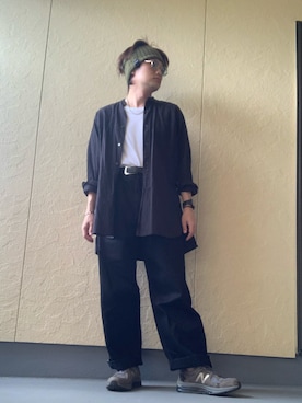 「nonnative（ノンネイティブ）のアイテム（ヘアアクセサリー）」を使った、moto miniさん（メンズ・171cm）の秋コーディネート