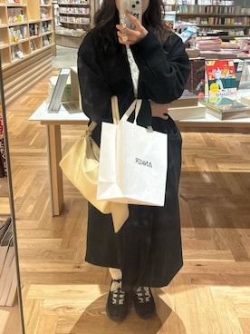 「アイテム（レッグウェア）」を使った、obabaさんさん（レディース・155cm）の秋コーディネート