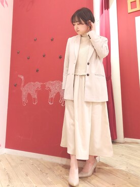 「入園式」｜じゅんなさん（レディース・156cm・20代）の冬コーディネート