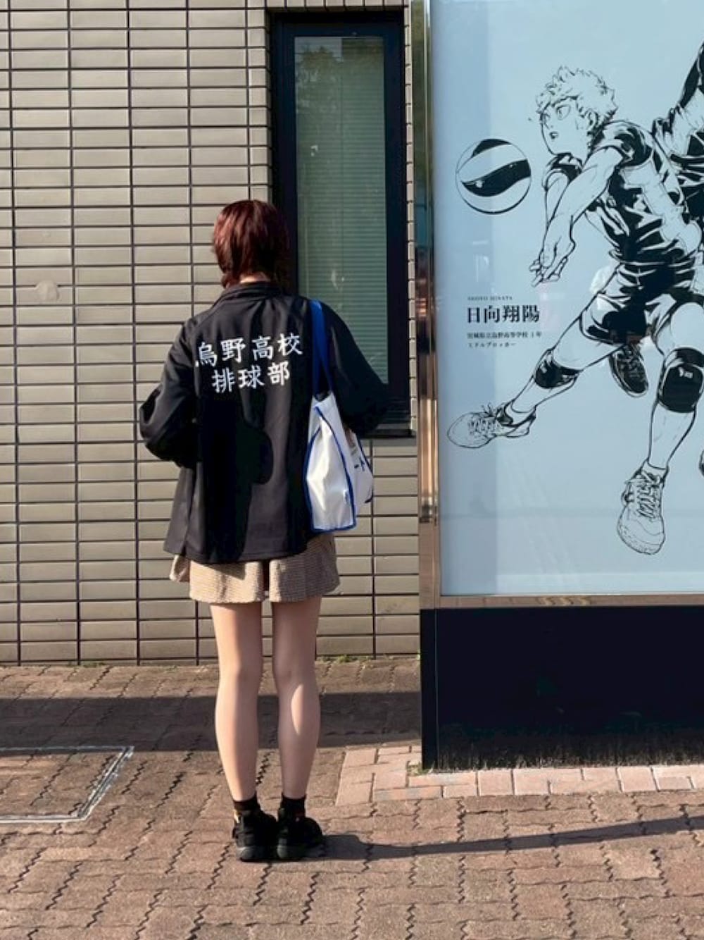 「しまむらのアイテム（その他アウター、ブラック系）」を使った、もやこさん（レディース・165cm）の春コーディネートの1枚目の写真