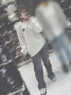 「アイテム（スリッポン）」を使った、Harukaさん（レディース・155cm・10代）の秋コーディネート