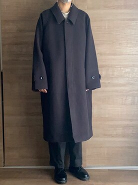 「EMMA  CLOTHES」｜「アイテム（スウェット）」を使った、かるさん（メンズ・174cm）の秋コーディネート