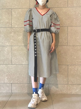 「RNA」｜「アイテム（ワンピース/ドレス）」を使った、kiwakoさん（レディース・154cm）の秋コーディネート
