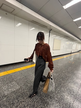 「BEEDEN（ビーデン）のアイテム」を使った、chocoさん（レディース・160cm）の春コーディネート