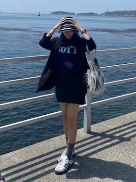 「BOTT（ボット）のアイテム」を使った、恵利圭さん（レディース・156cm）の春コーディネート