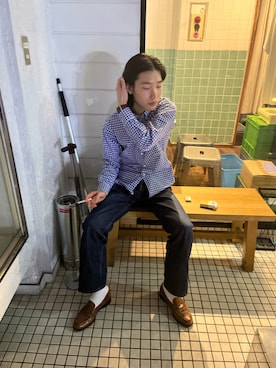 caxjnさん（メンズ・174cm）の春コーディネート