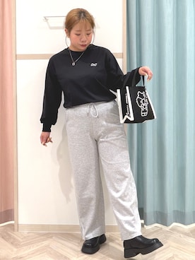 「sanrio（サンリオ）のアイテム」を使った、まちゃんなちゃんさん（レディース・160cm）の秋コーディネート