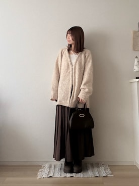 「アイテム（タンクトップ）」を使った、ゆめかさん（レディース・154cm）の秋コーディネート