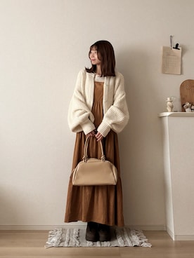 ゆめかさん(レディース・154cm)の冬コーディネート