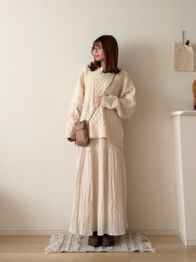 ゆめかさん(レディース・154cm)の冬コーディネート