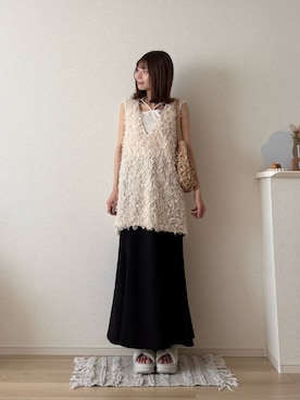「アイテム（タンクトップ）」を使った、ゆめかさん（レディース・154cm・20代）の夏コーディネート
