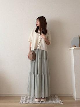 「ミニショルダー」｜ゆめかさん（レディース・154cm）の夏コーディネート