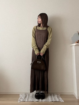 ゆめかさん（骨格ナチュラル・レディース・154cm）の秋コーディネート
