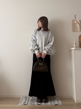 「SENSE OF PLACE by URBAN RESEARCH（センスオブプレイスバイアーバンリサーチ）のアイテム（Tシャツ/カットソー）」を使った、ゆめかさん（レディース・154cm）の秋コーディネート