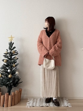 「RETRO GIRL（レトロガール）のアイテム」を使った、ゆめかさん（骨格ウェーブ・レディース・154cm）の冬コーディネート