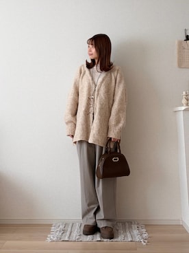 「hinari（ヒナリ）のアイテム」を使った、ゆめかさん（レディース・154cm）の冬コーディネート